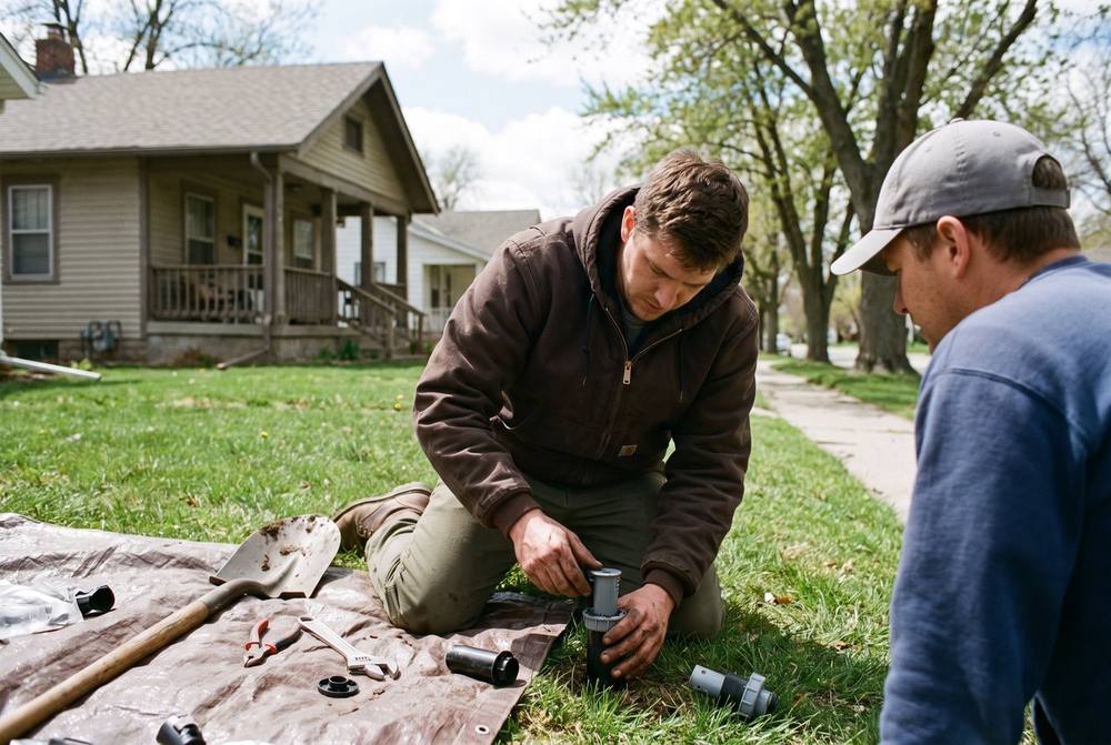 Replacing a sprinkler head